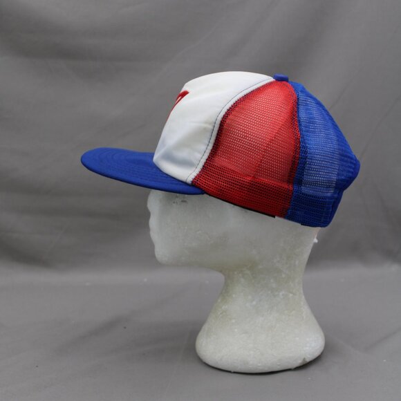 Indianapolis Indians Hat (VTG) - Tri Colour Trucker Hat by New Era - Snapback - Picture 4 of 8